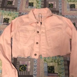 DL1961 cropped denim jacket